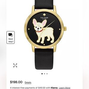 Brand new Kate Spade frenchie womens watch.
